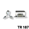 TR187 -25 or 100 / Toyota Bumper Cvr. Clip  